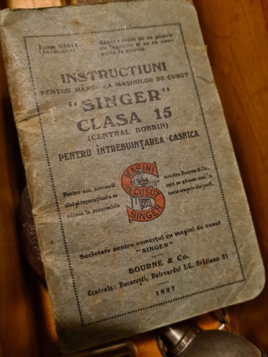 Masina de cusut Singer -masina bunicii