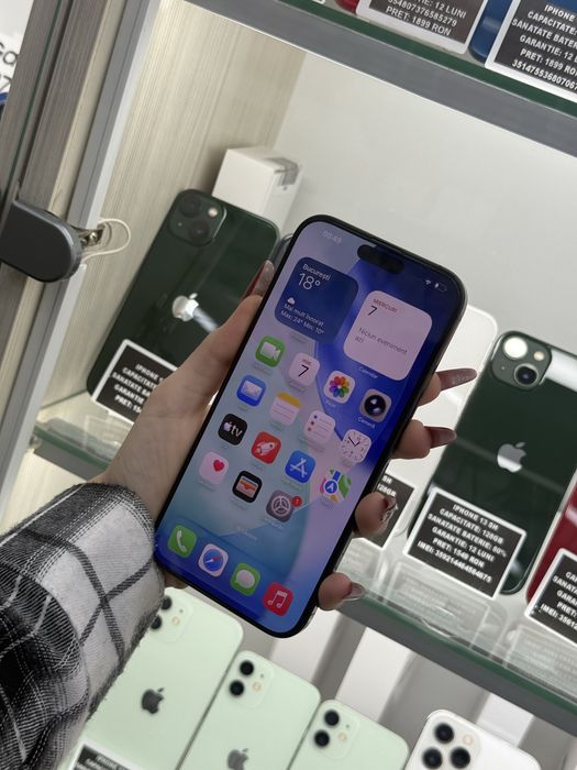 Humor GSM Ofera spre vanzare- iPhone 16 Pro Max 256GB Black Titanium /Baterie 92% /Garantie 12 luni/Rate