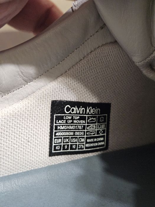 Calvin Klein мъжки спортно елегантни обувки от естествена кожа . 43 номер.