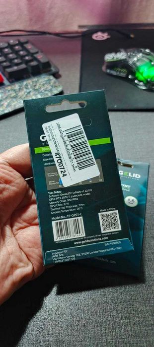 Термопрокладки для чипов памяти GELID GP Extream 80x40mm/1.5mm