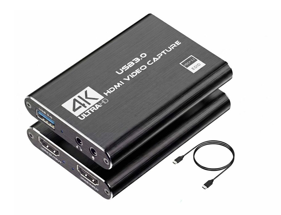 DPLUS 4K 60FPS Кепчър Карта Video Capture Card HDMI USB 3.0 Стрийминг Гейминг OBS XBOX PS5 PC