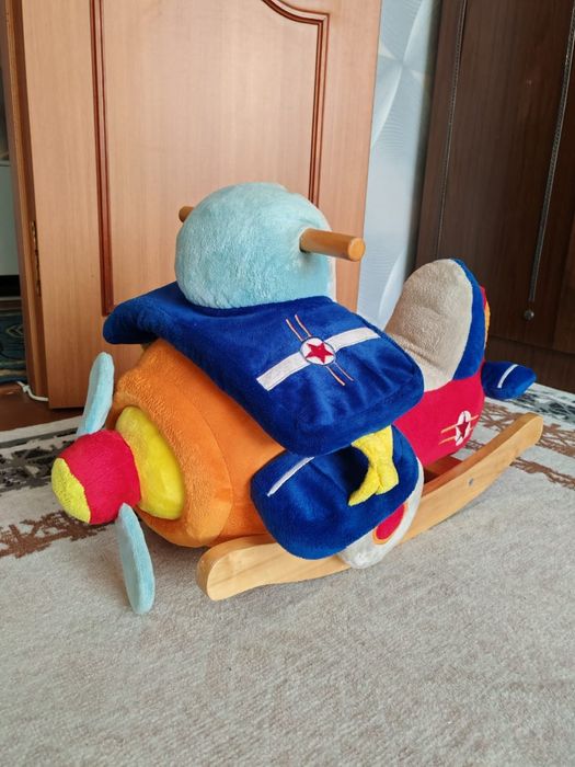 Самолёт качалка детский, бу