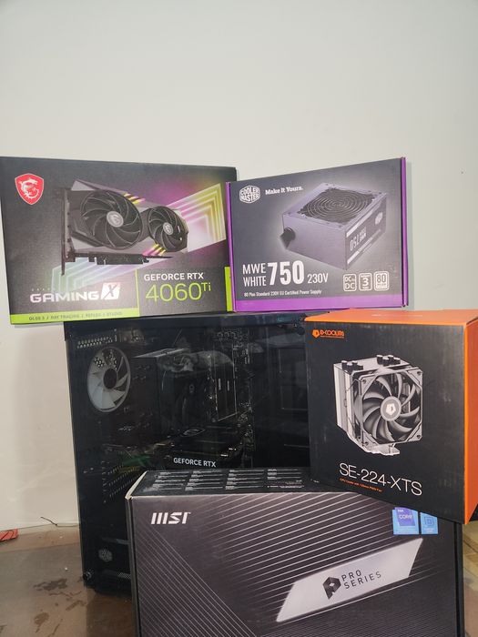 Мощный игровой ПК i5 12400F RTX 4060Ti