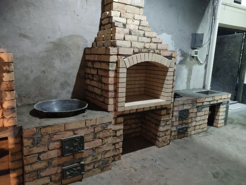 Ёзги ошхона курамиз учок, тандир, барбикю, камин, печка, турецки печка