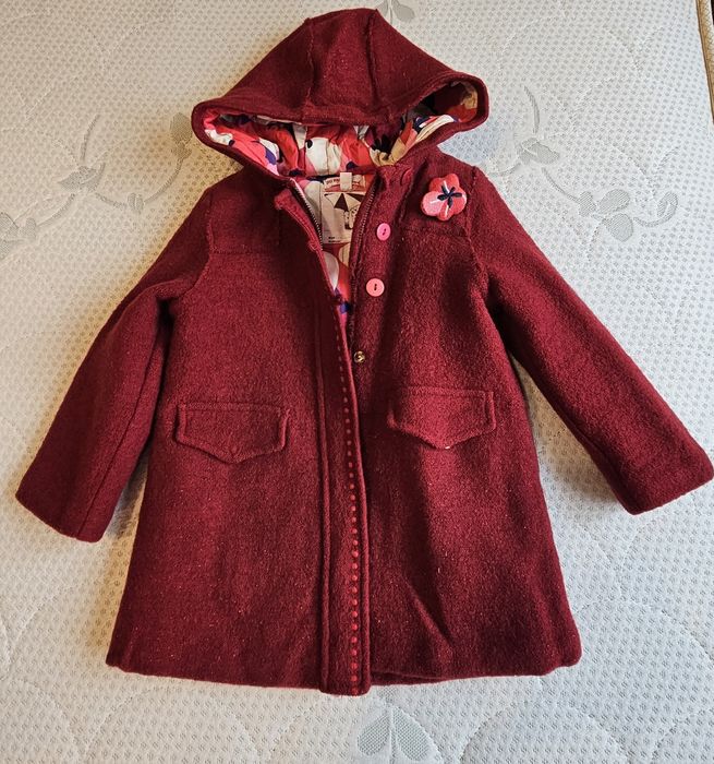 Paltonas fetite- DPam "Scufita rosie" - marime 92