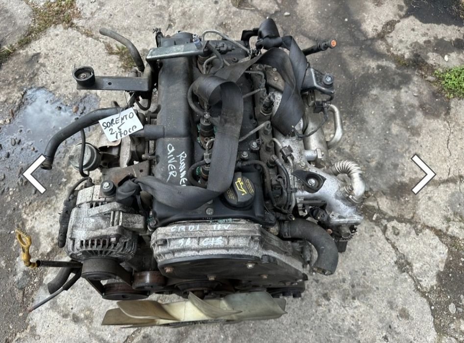 Motor complet echipat cu accesorii Kia Sorento 2.5 CRDI 170 CP Euro 4