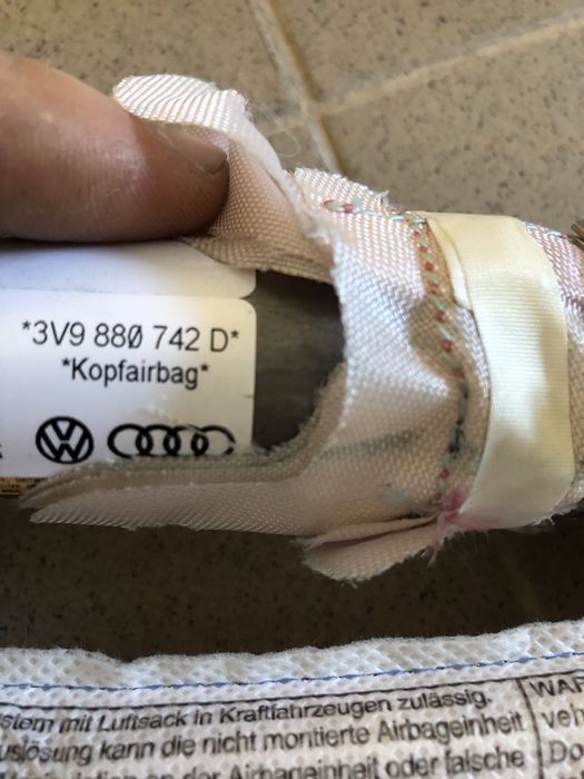 Airbag cortina stanga/dreapta skoda superb 3 break,airbag scaun superb