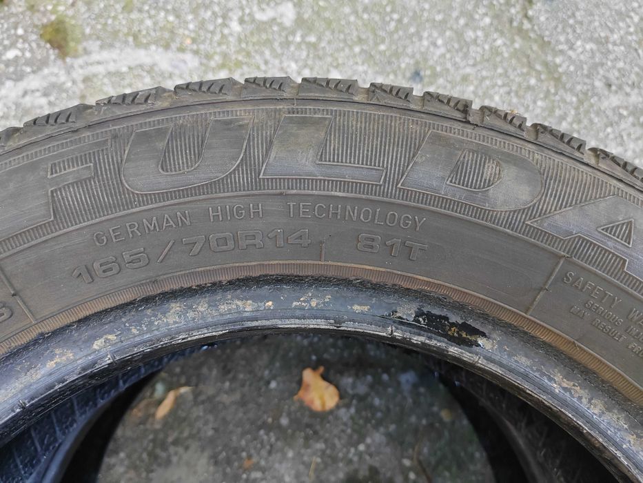 165/70/14 2бр.Fulda Зимни гуми