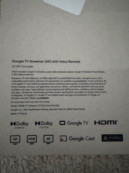 Google TV Streamer 4k - nou