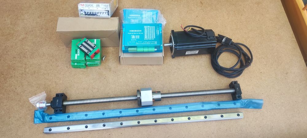 Гибрид шаговый двигатель с замкнутым контуром в комплекте с драйвером