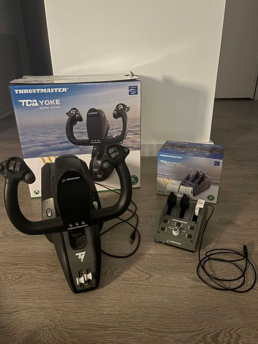 Thrustmaster Boeing Yoke + Throttle