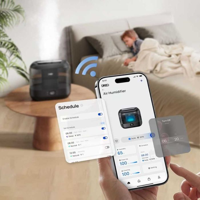 Ултразвуков Овлажнител за Въздух Dreo DR-HHM001S, 4L