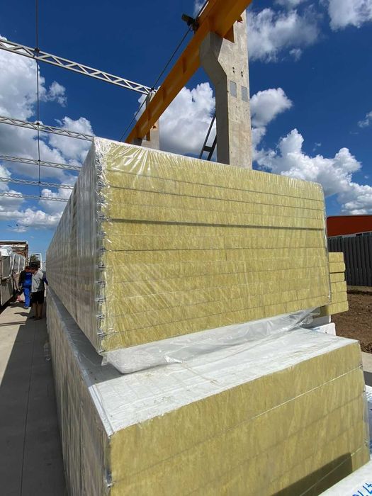 Сэндвич панели минвата и PIR от 50 до 250 мм