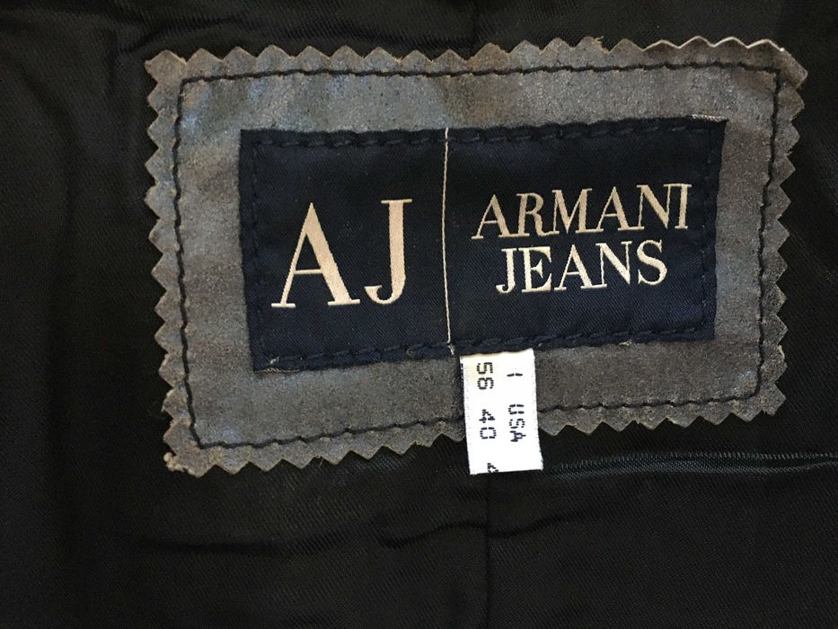Sacou piele Armani originala