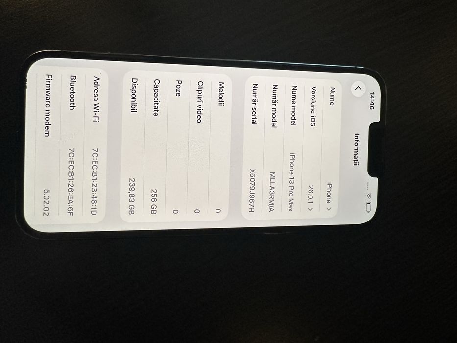 Iphone 13 Pro pacific blue 128 Gb neverlocked impecabil