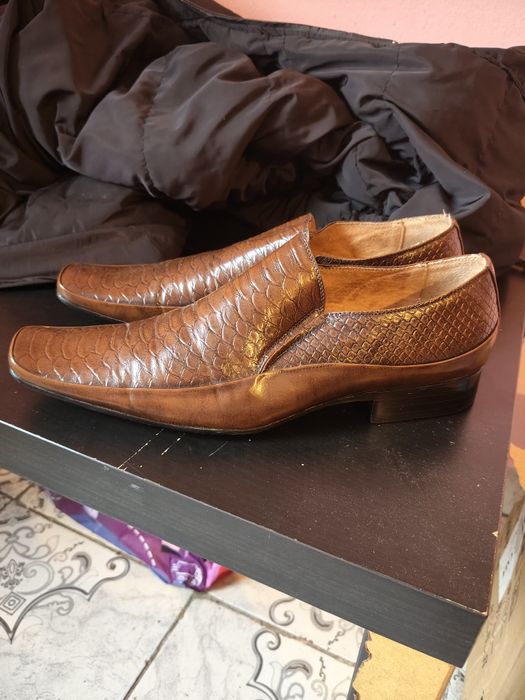 Pantofi piele crocodil