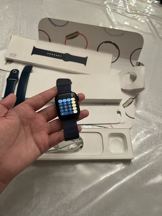 Apple watch series 6,40mm blue.Эпл вотч 6 40мм синий срочно сатылады