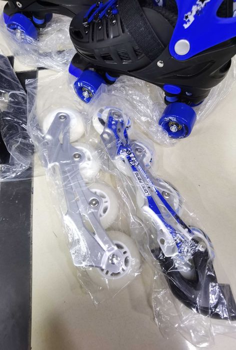 Роликовые коньки 3в1.