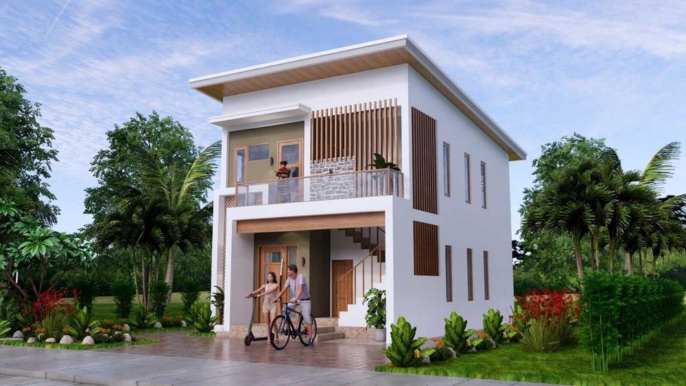 НА ИЗПЛАЩАНЕ - Двуетажна сглобяема къща с 4 спални, 108 кв. м