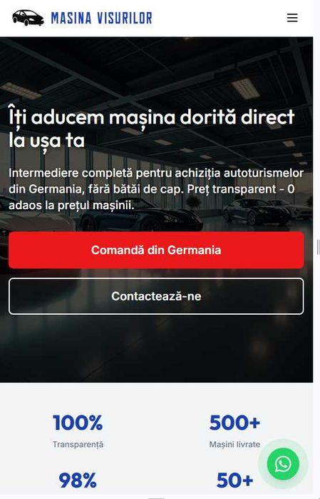 Site de prezentare profesional – modern, rapid, optimizat