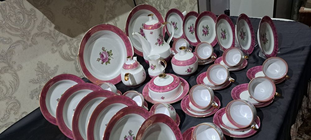 Германия редкий чайный сервиз на 12 персон 55 придмета новый