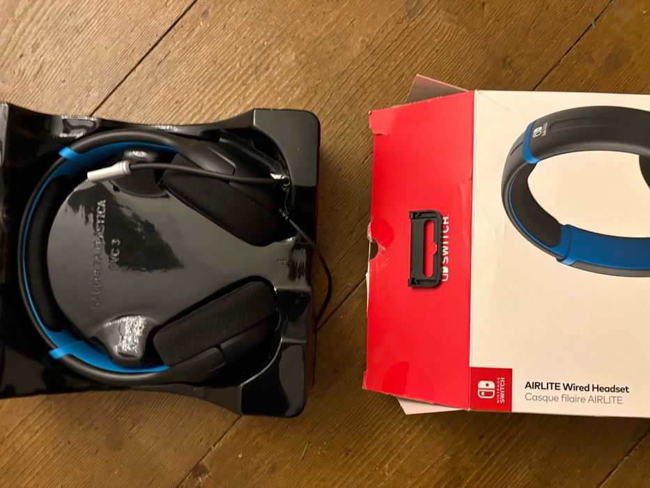 Casti gaming PDP Airlite pentru Nintendo Switch noi cu microfon