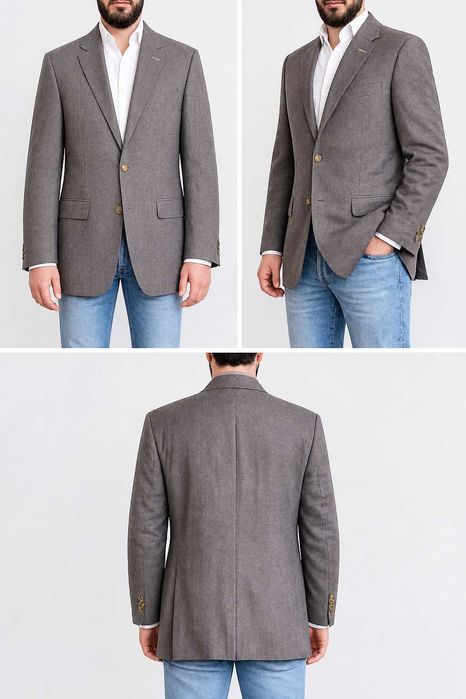 Sacou Paul Kehl 1881 - gri elegant, mărime L, clasic business casual
