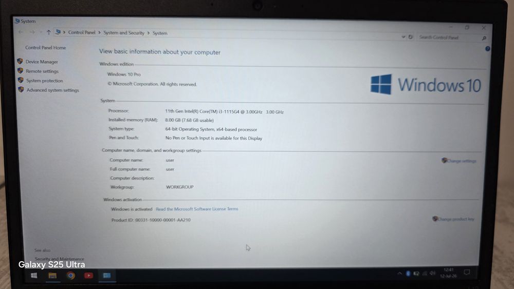 Lenovo ThinkPad L13 | i3 Gen 11 | 8GB DDR4 | SSD 256GB | Full HD | Win10 Pro