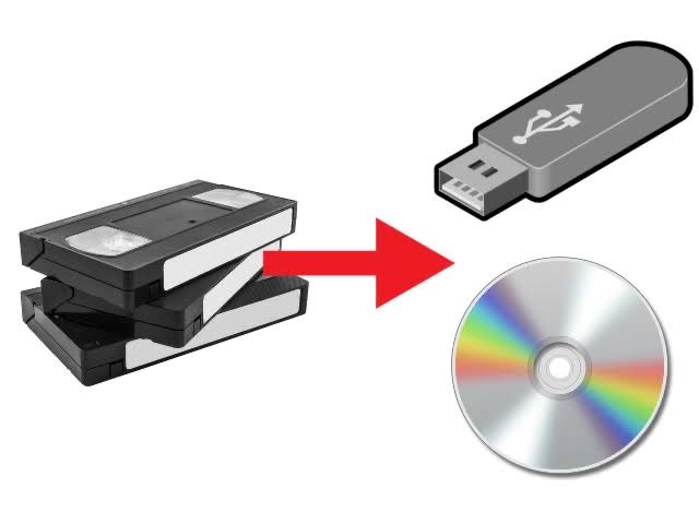 конвертиране на стари vhs видеокасети в дигитален файл - usb флашка или диск