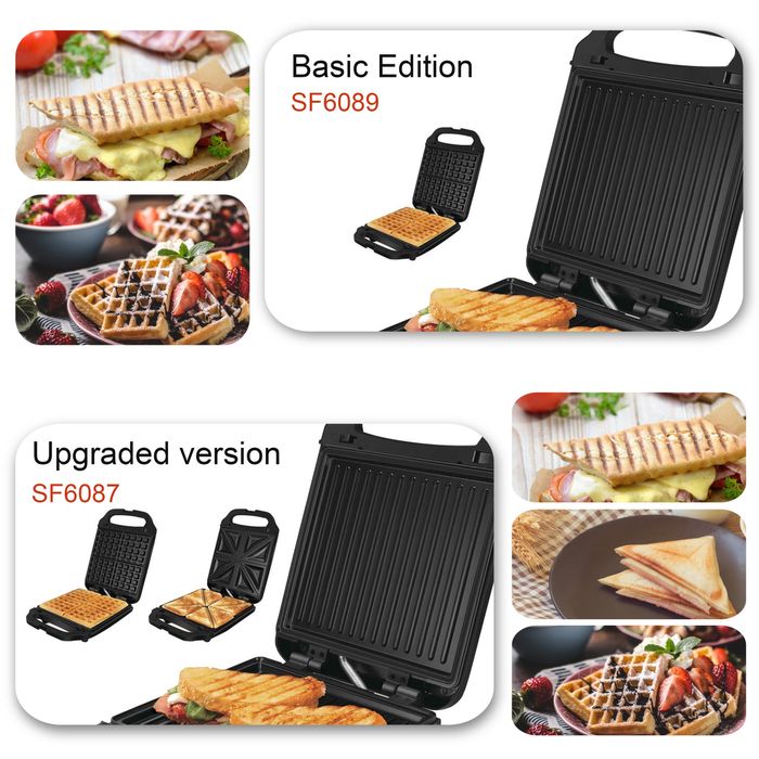Доставка! Sonifer SF-6087 3в1 вафельница, тостер, сендвич toster to59
