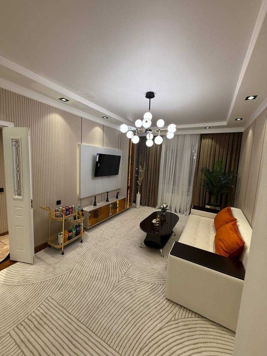 Вторичка улучшенка, Чиланзар 5 Райгаз, 1в2 Евро ремонт с обстановкой