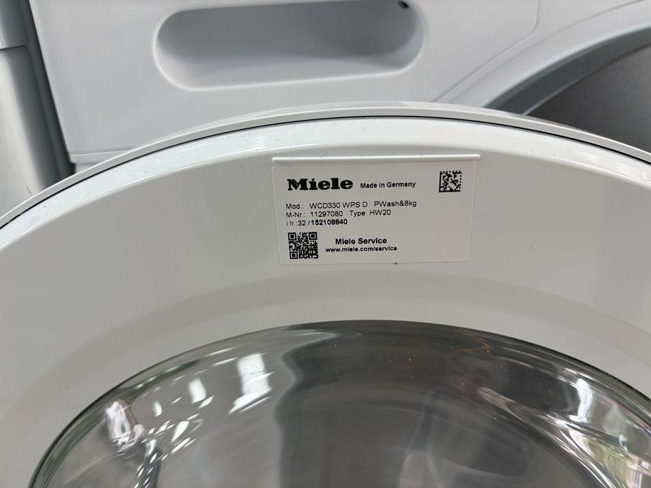 Miele WCD 330 WPS Пералня произведена в Германия/24 мес гаранция