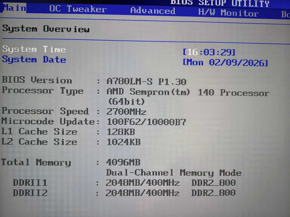 Procesor AMD Sempron 140 SDX140HBK13GQ socket AM3 AM2+ AM2. Impecabil!