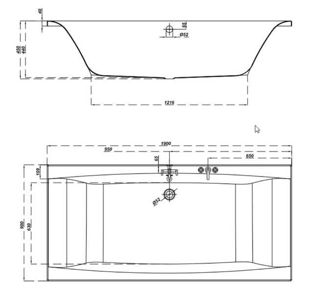 Cada Vana noua 190x90 Cersanit - 1.300 lei/ reducere 30% - in folie
