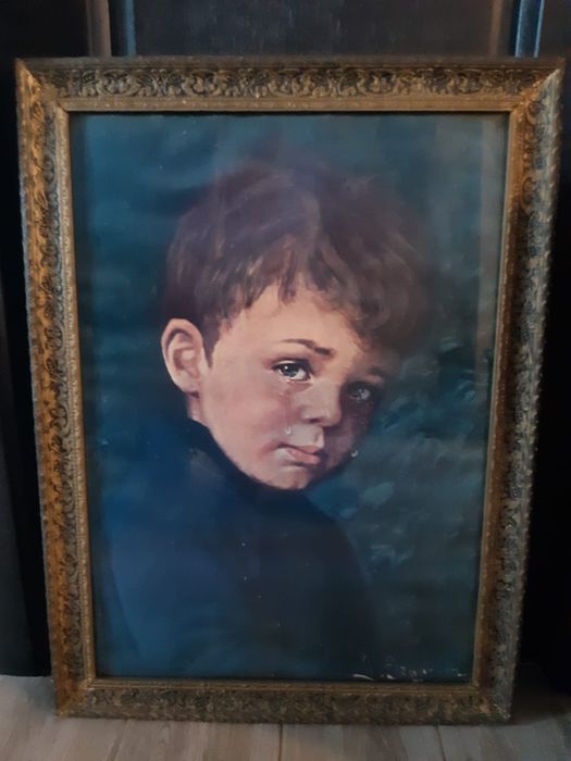 Tablou(print) vintage al pictorului Giovanni Bragolin