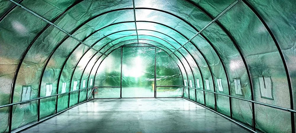 Solar de grădină 10x3x2.2m, polietilenă 240 g/m2, rezistentă la UV