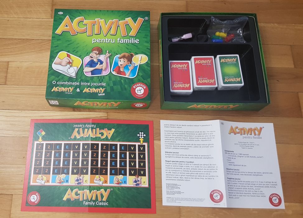 Activity Familie, piesele SIGILATE