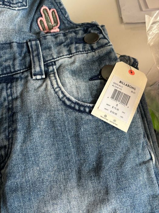 NOU! Salopeta blugi fetite Billabong