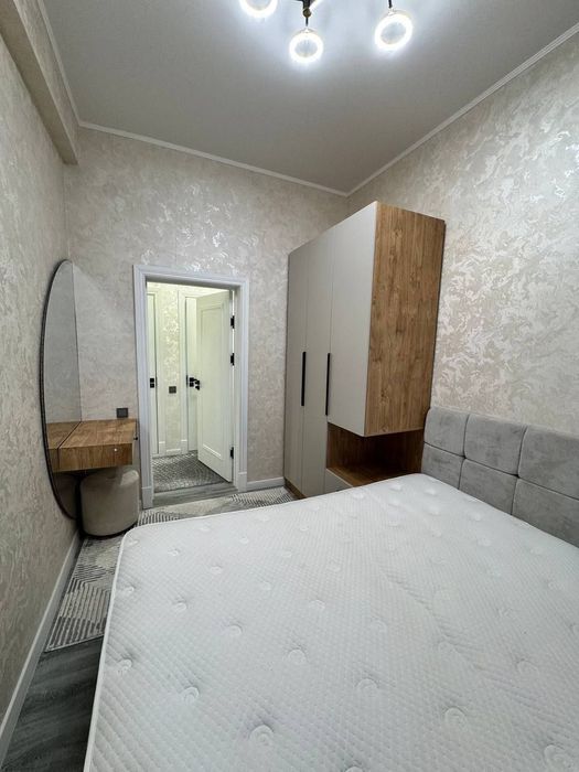 3-комнатная, 56м2 , Ор-р Узтелеком, Новостройка,  с ремонтом