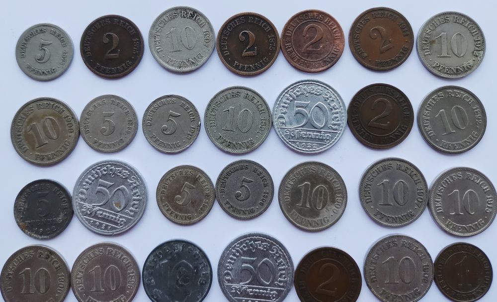 Monede vechi dintre anii 1875 și 1941 Imperiul German 5 Lei bucata