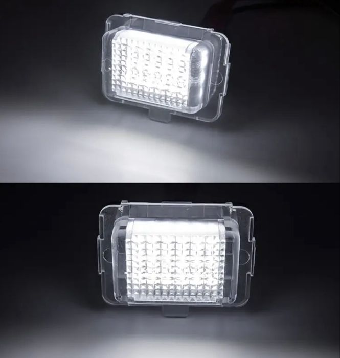 LED плафони за регистрационния номер на Мерцедес лед крушки