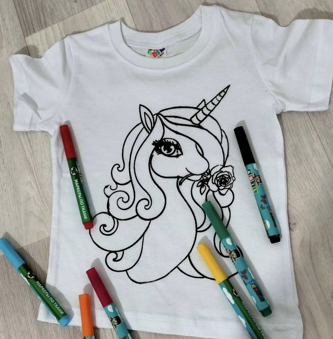 Футболка раскраска