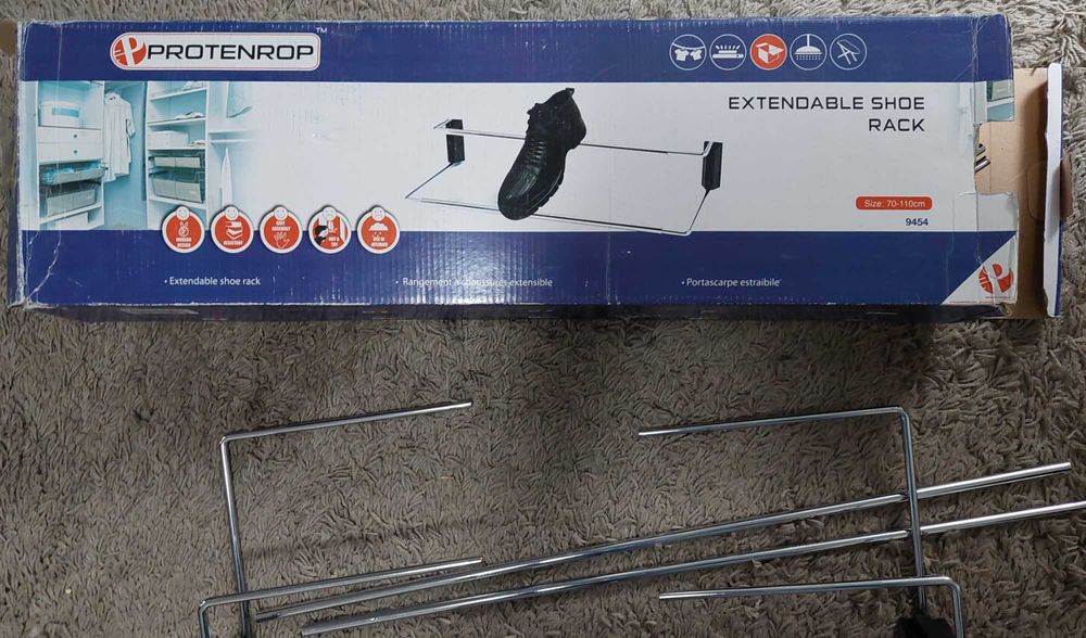 suport pantofi extensibil pantofar intre 70-110cm lungime
