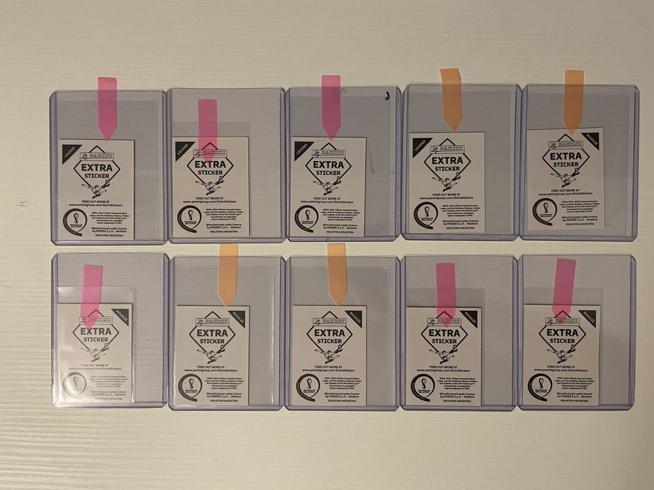 Panini Qatar 2022 extra stickere bronz - set complet