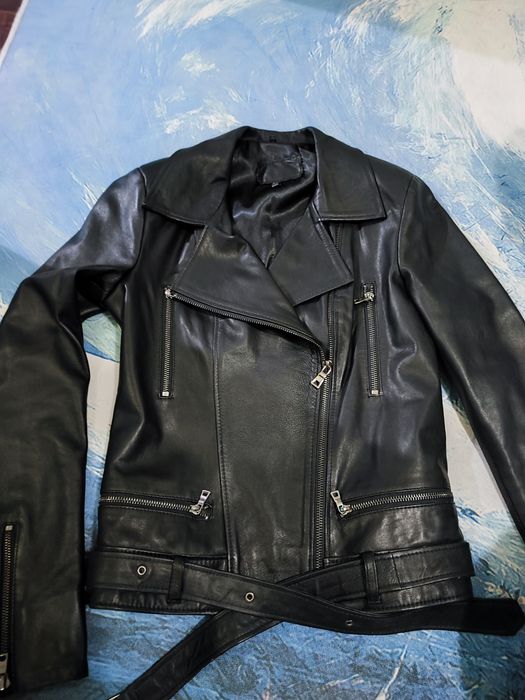 Geaca de piele naturala măsura S