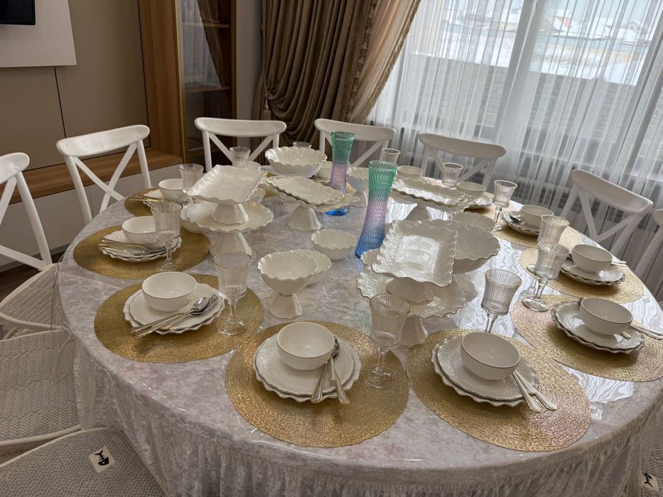 Аренда стол, стулья, посуда