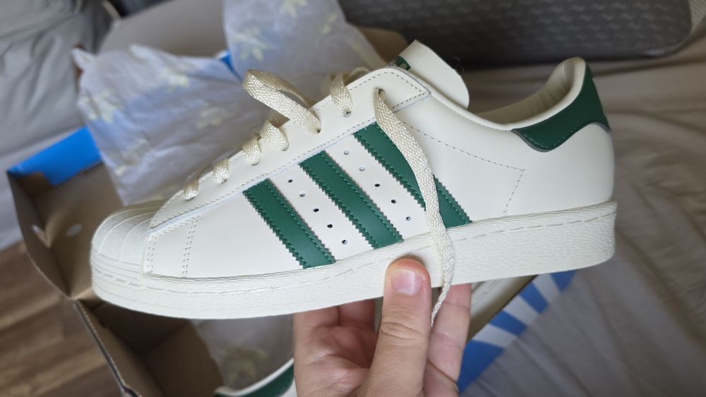 Adidas Superstar  42 noi in cutie piele naturala *nike*puma*hooka