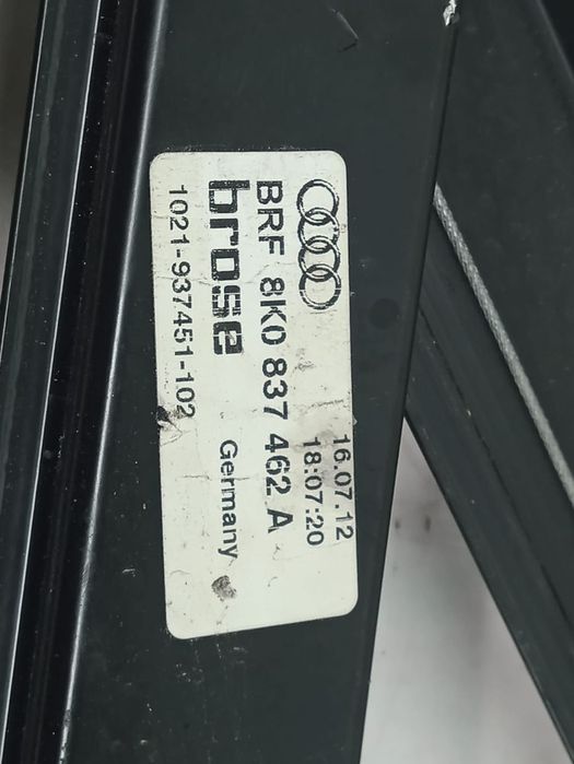 Macara geam dreapta fata 8k0837462 Audi A4 B8/8K (facelift)  [din 201