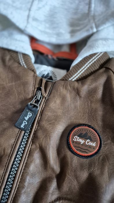 Geaca piele baietei, marimea 80