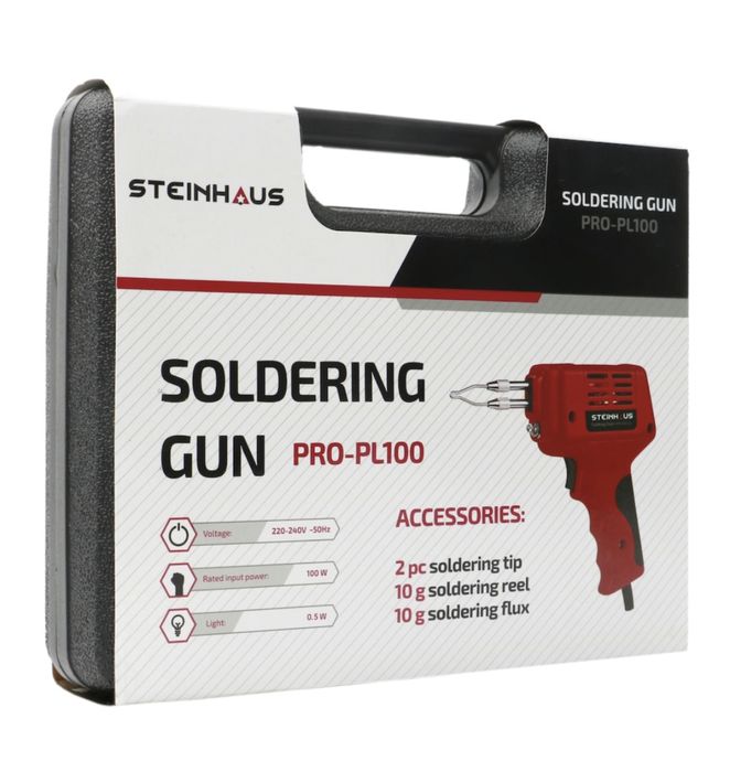 Pistol de lipit cu fludor 100W sigilat bonus ansa cupru extra